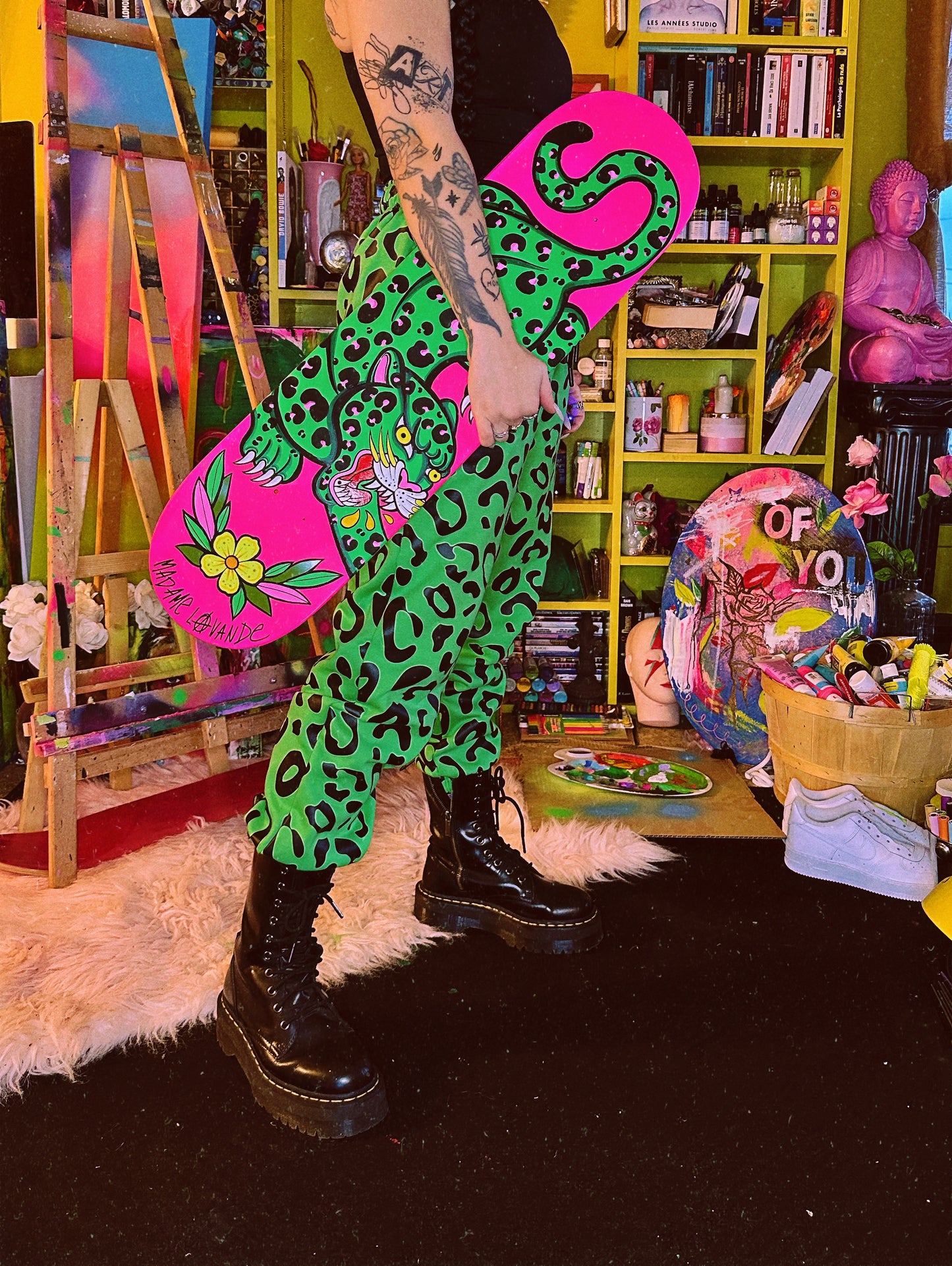 Custom skateboard 🐆
