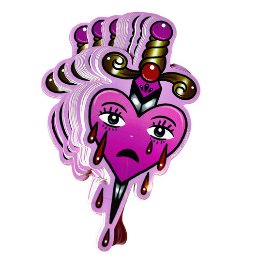 Sticker "Love is suffering"