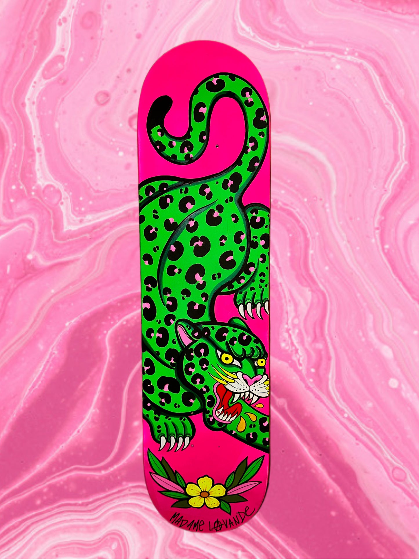 Custom skateboard 🐆