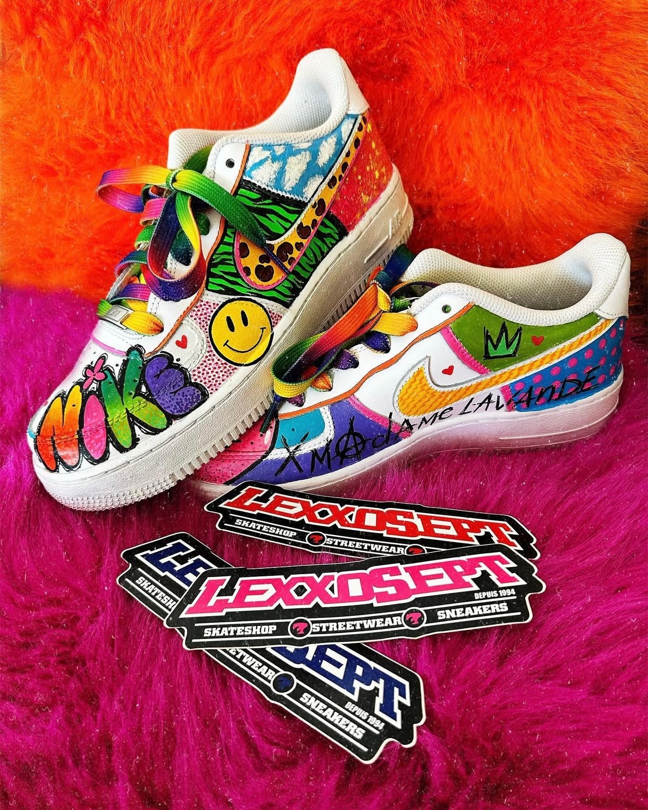 Custom Nike X Madame Lavande