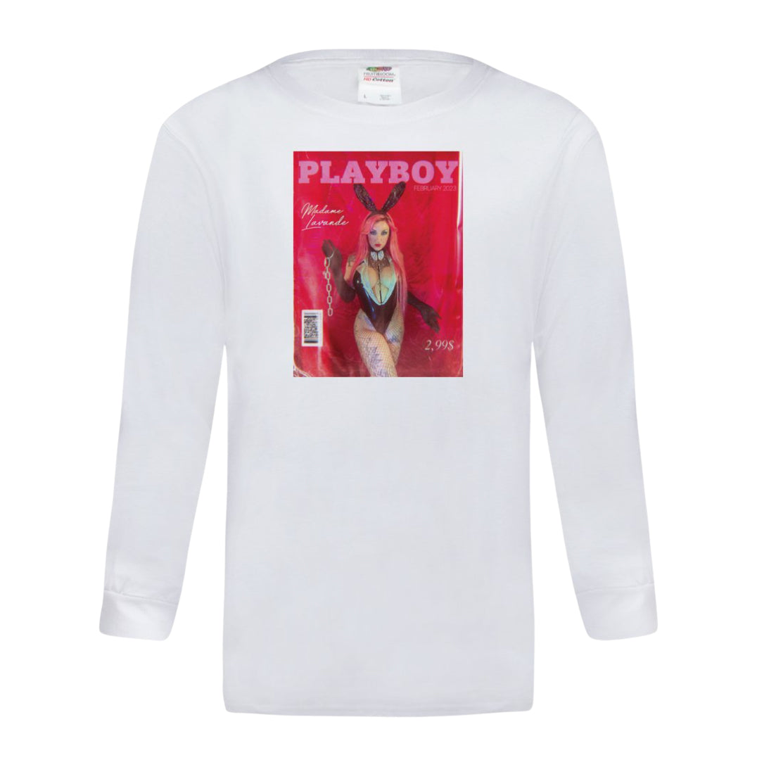 Chandail long sleeve "Playboy" Madame Lavande
