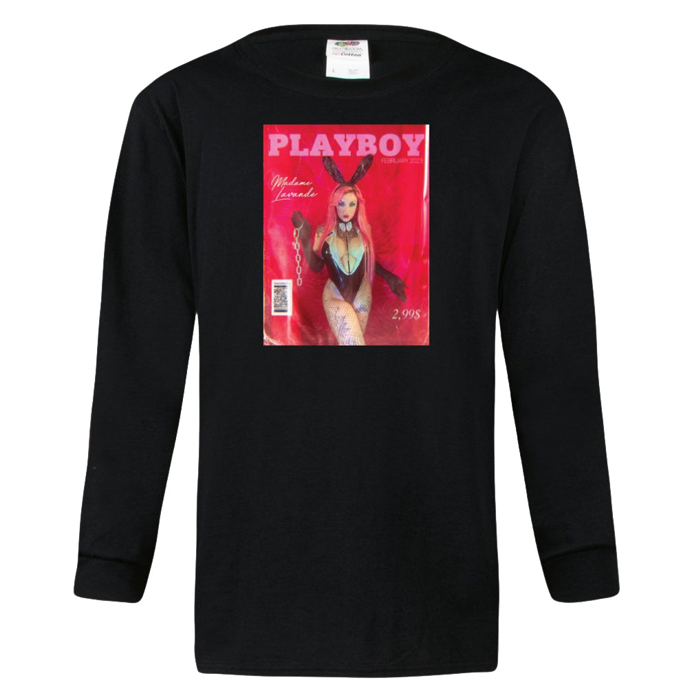 Chandail long sleeve "Playboy" Madame Lavande