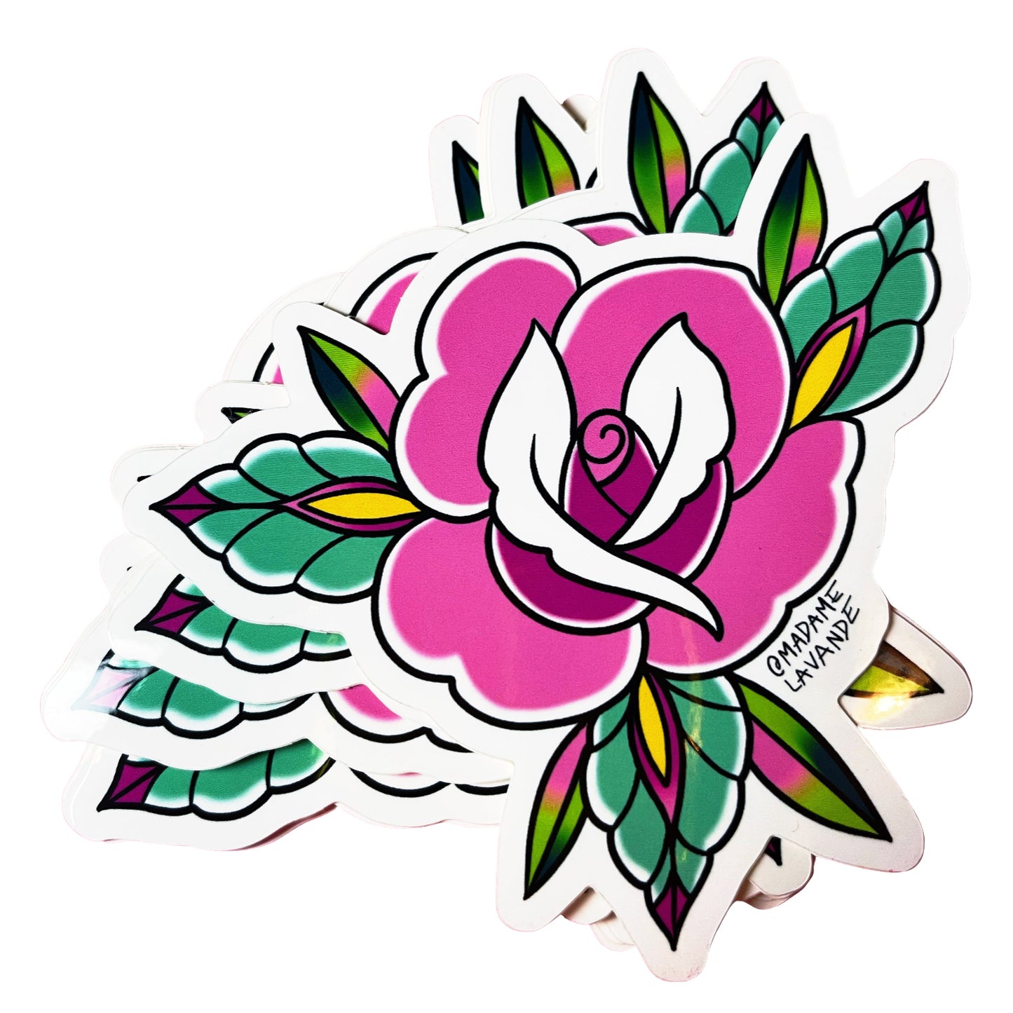 Sticker "Trad Rose"