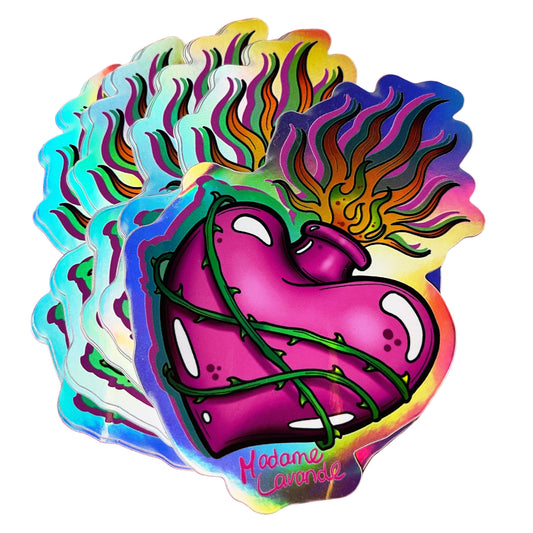Sticker "Sacred Heart" Holographic