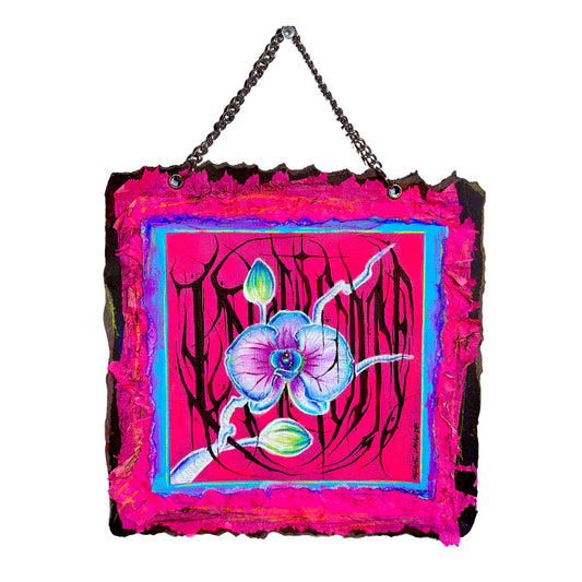 Peinture "Trash/Fragile Orchids"