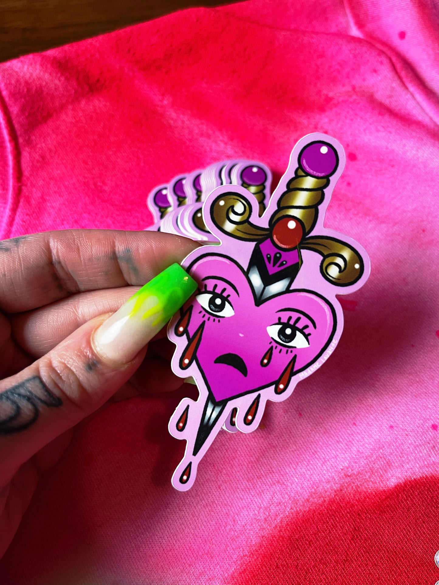 Sticker "Love is suffering"
