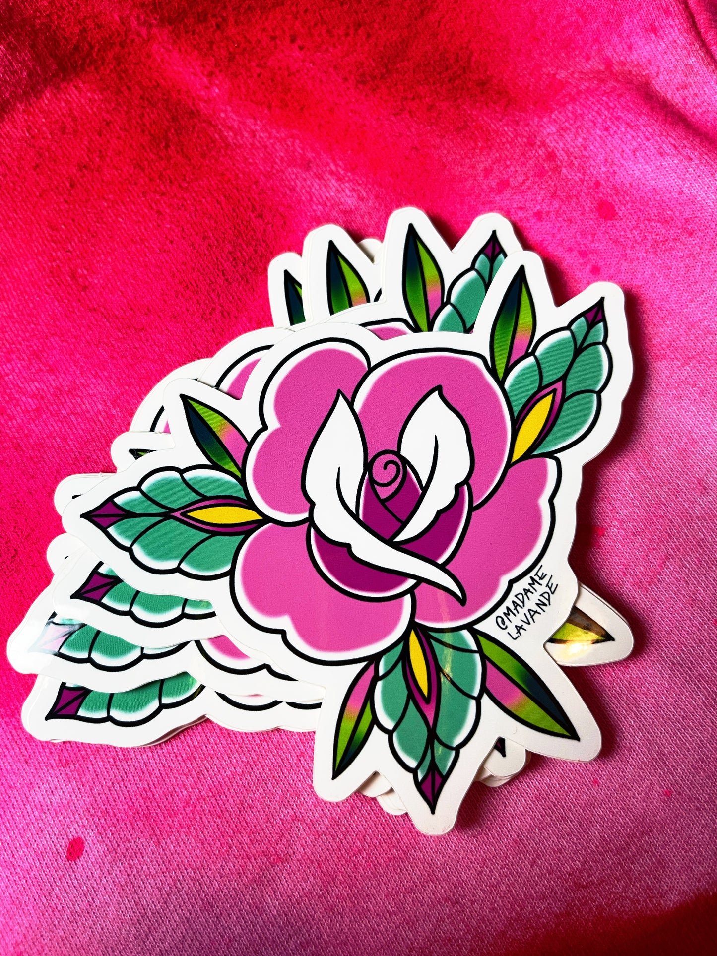 Sticker "Trad Rose"