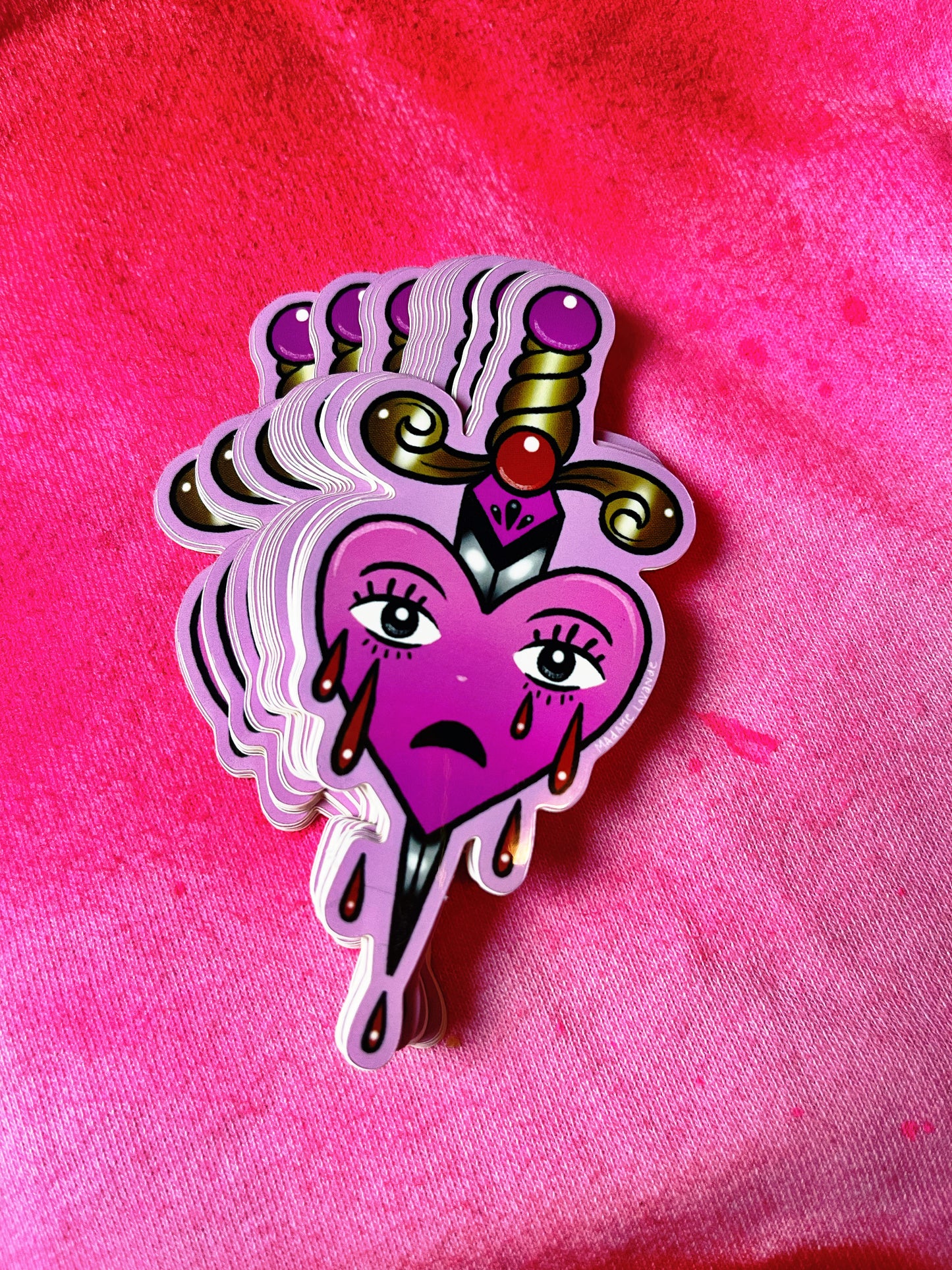 Sticker "Love is suffering"
