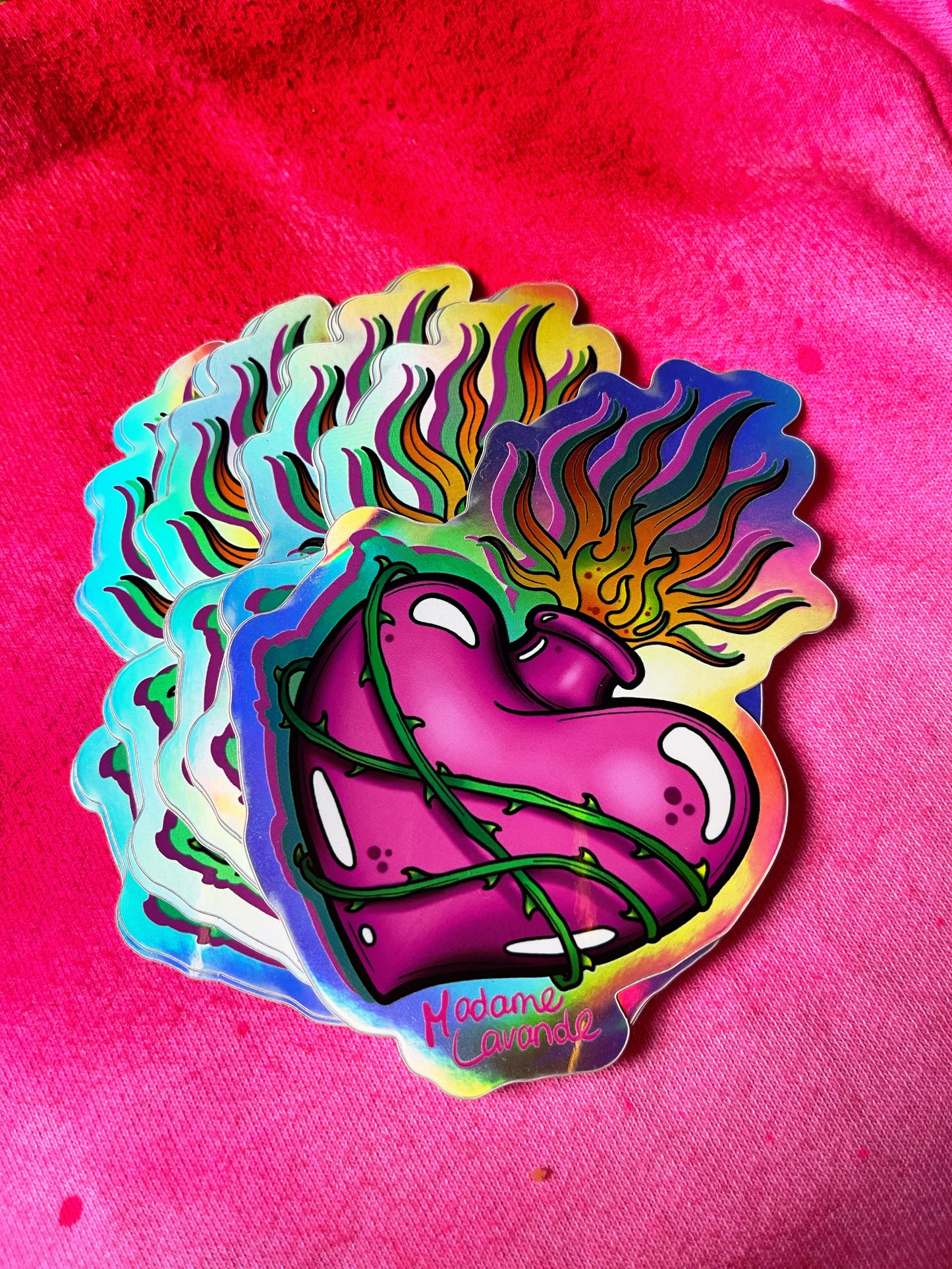 Sticker "Sacred Heart" Holographic